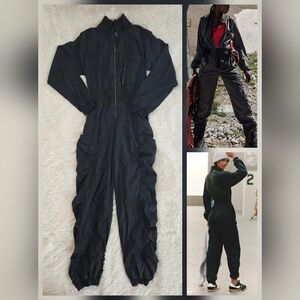 Free People Movement Front Row One Piece Black